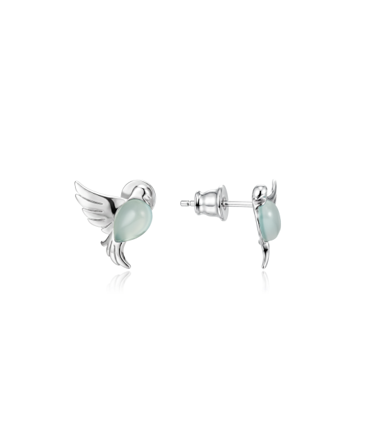 Sterling silver earrings with agate