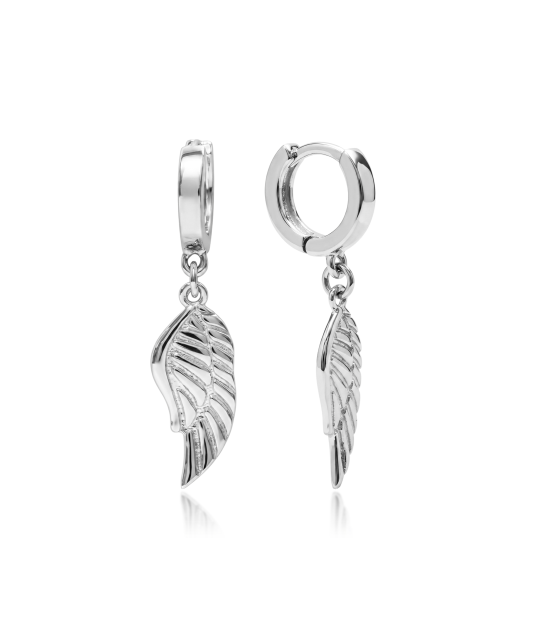 Sterling silver earrings "Angel Wing"
