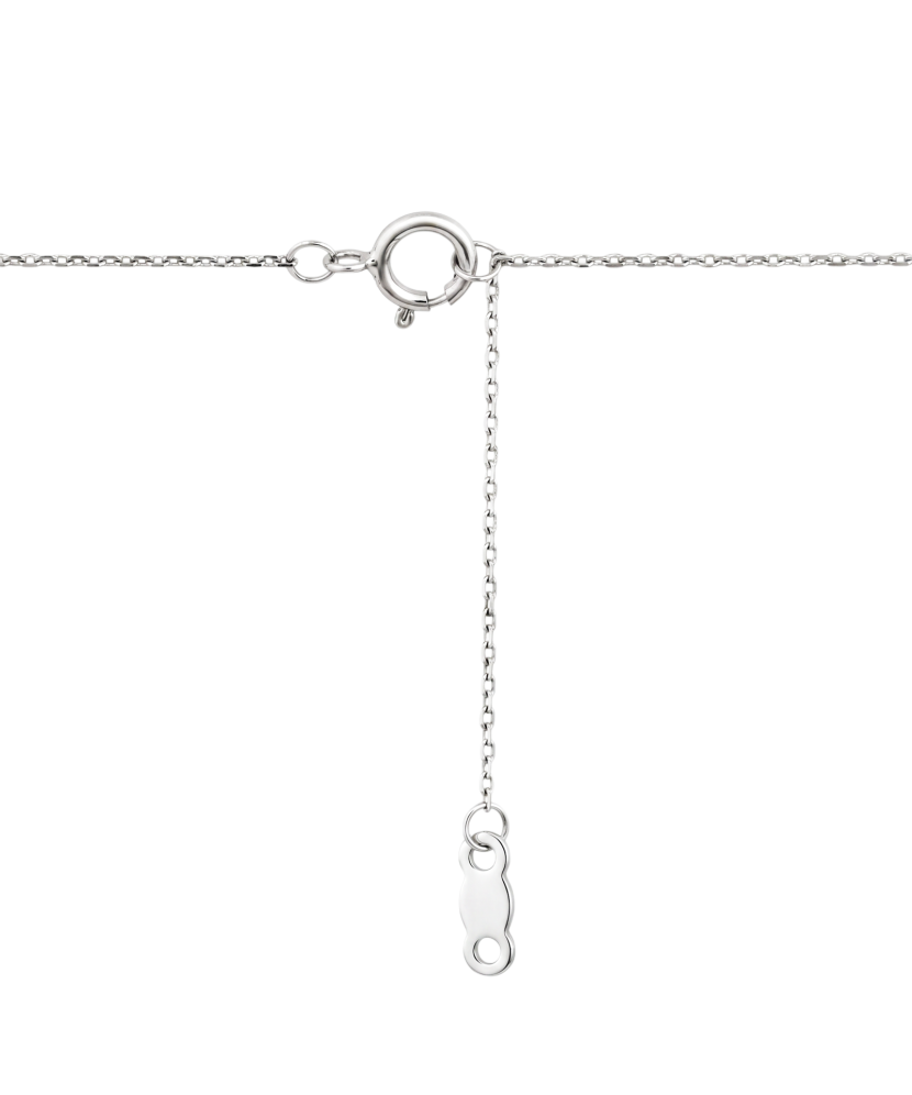 White gold chain with diamonds "Angel"
