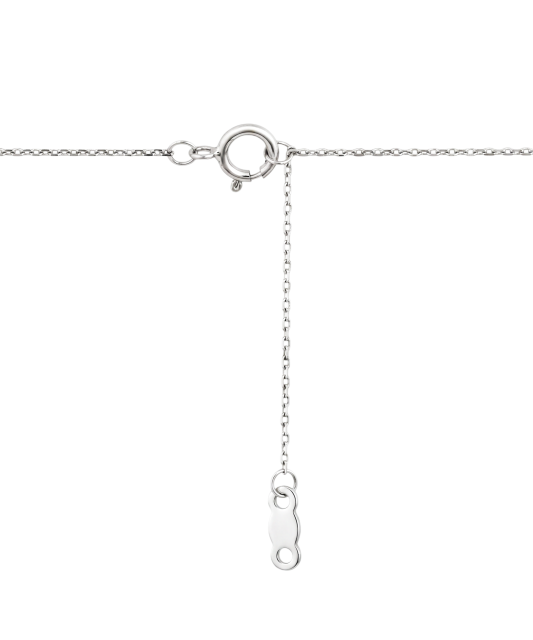White gold chain with diamonds "Angel"