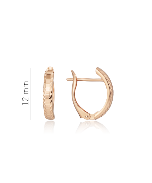 Gold earrings