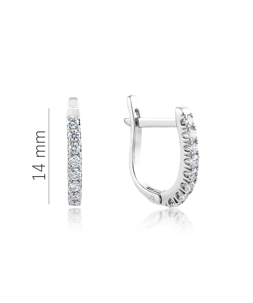 White Gold earrings with diamonds