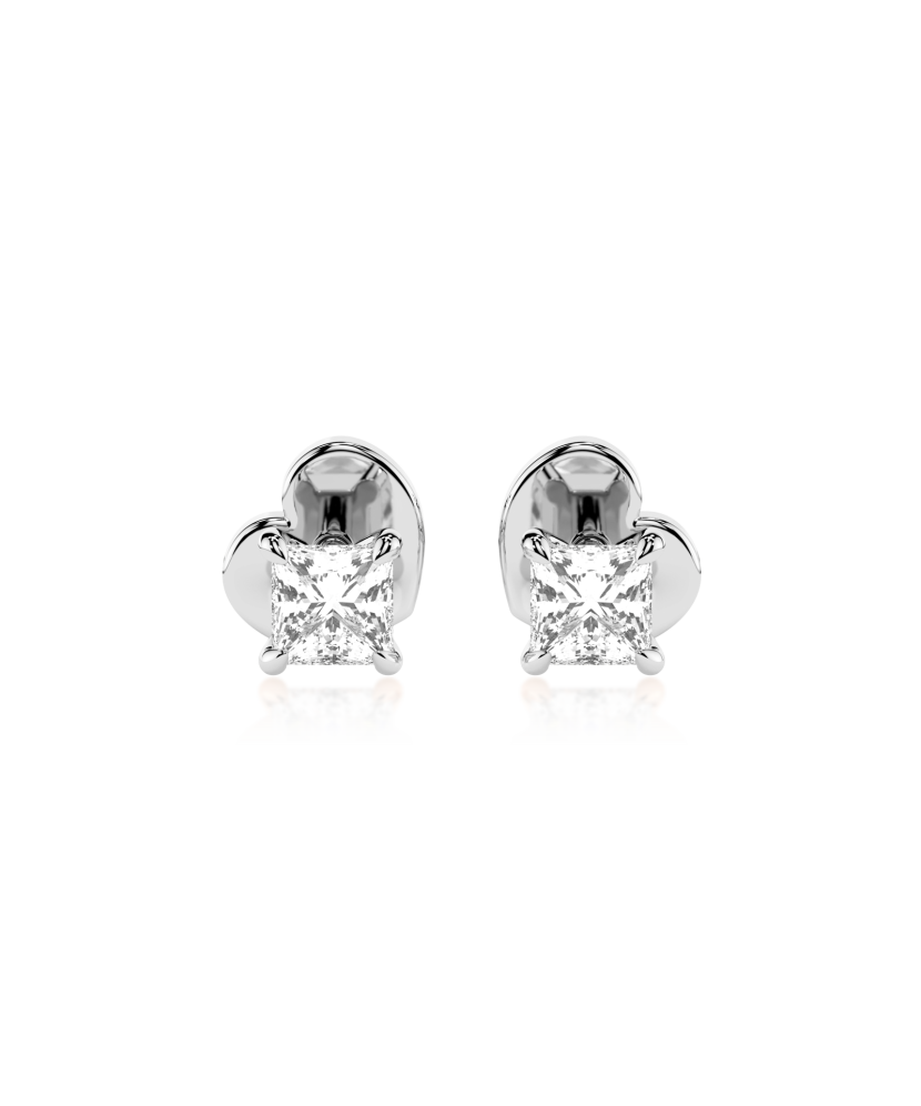 White Gold earrings with diamonds