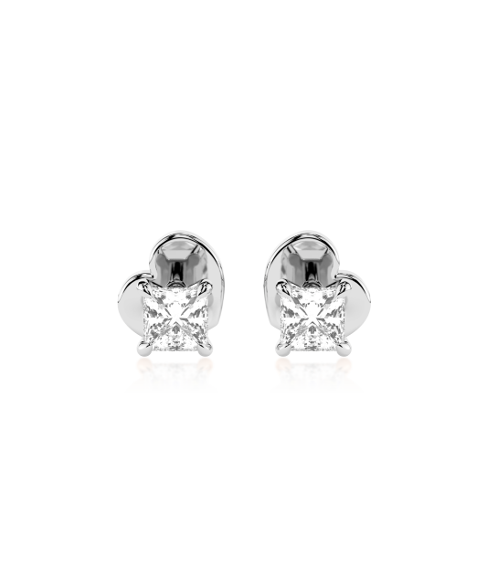 White Gold earrings with diamonds