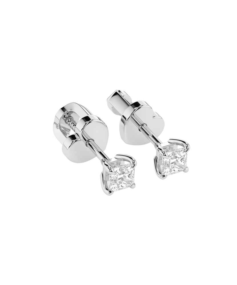 White Gold earrings with diamonds