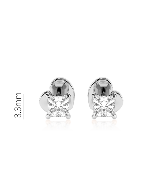 White Gold earrings with diamonds