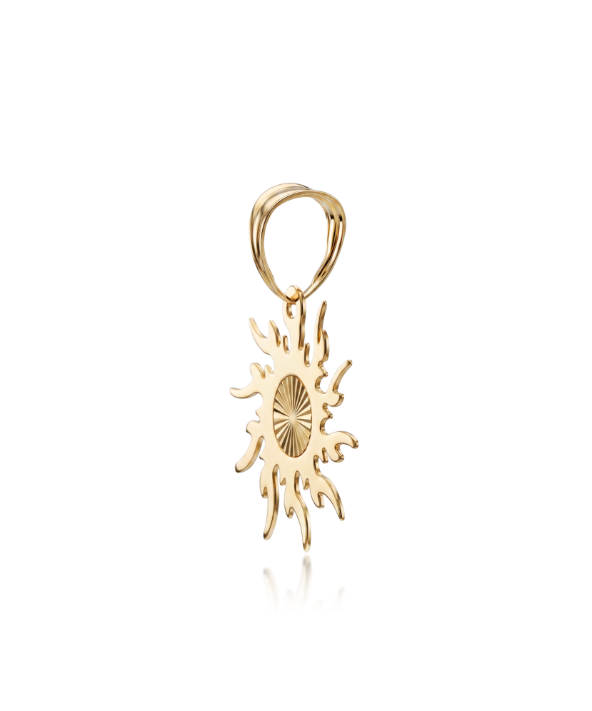 Gold pendant “Sun”
