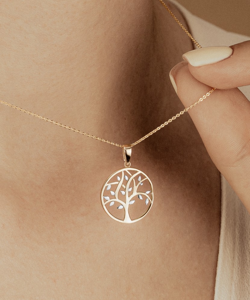 Gold pendant "Tree of life"