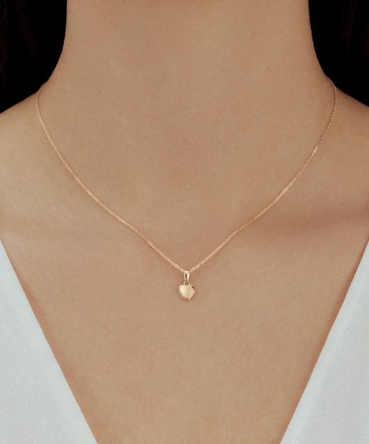 Gold pendant "heart"