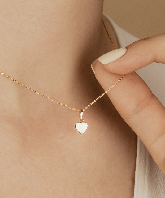Gold pendant "heart"