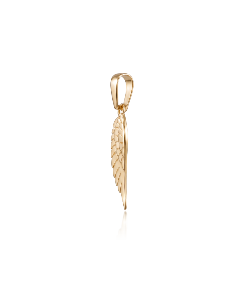 Gold pendant "Angel Wing"