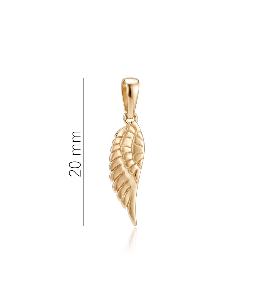 Gold pendant "Angel Wing"