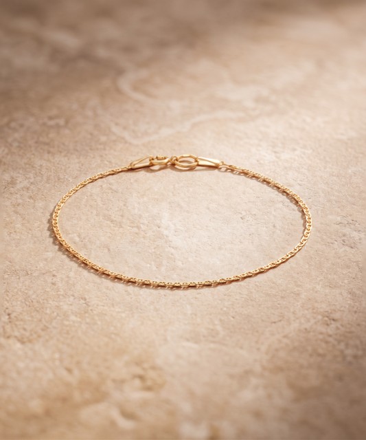 Gold bracelet "Marina" 1,5mm