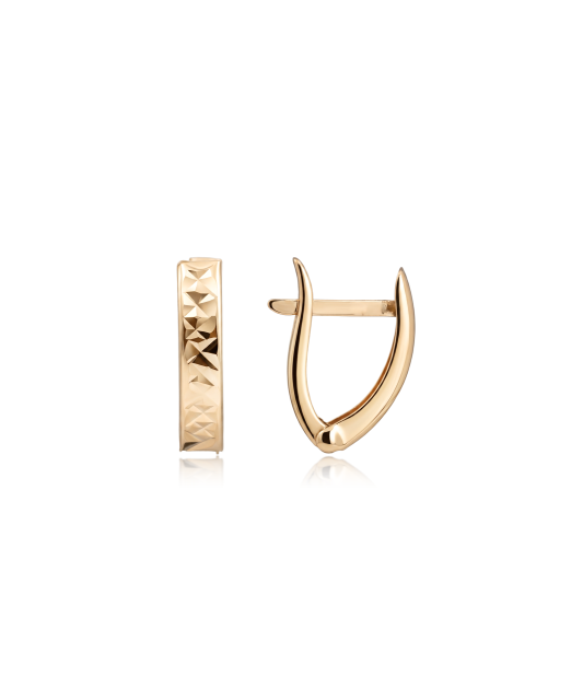 Gold earrings
