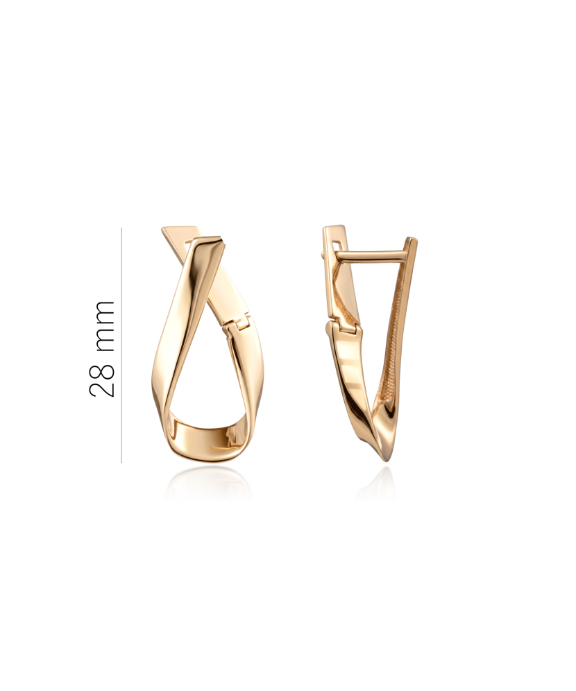 Gold earrings