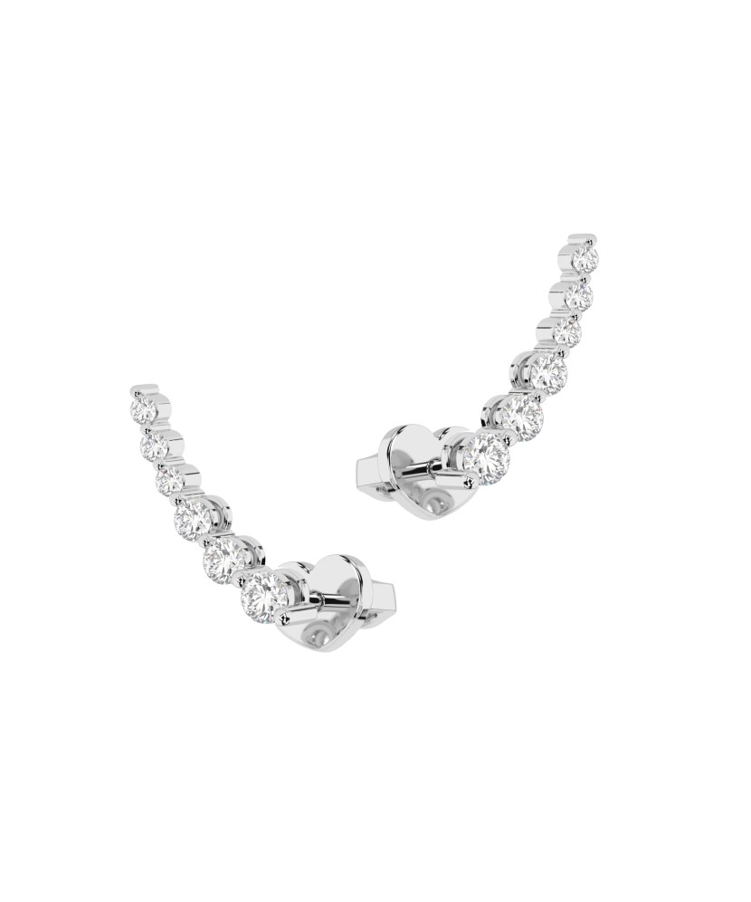 White Gold earrings with diamonds