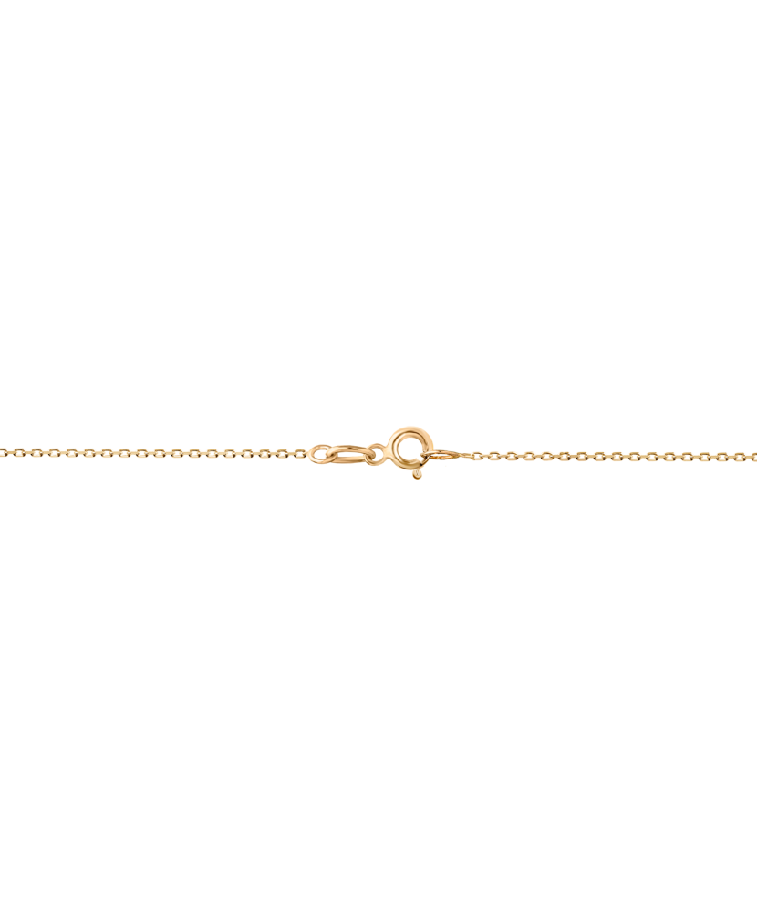 Gold chain with onyx