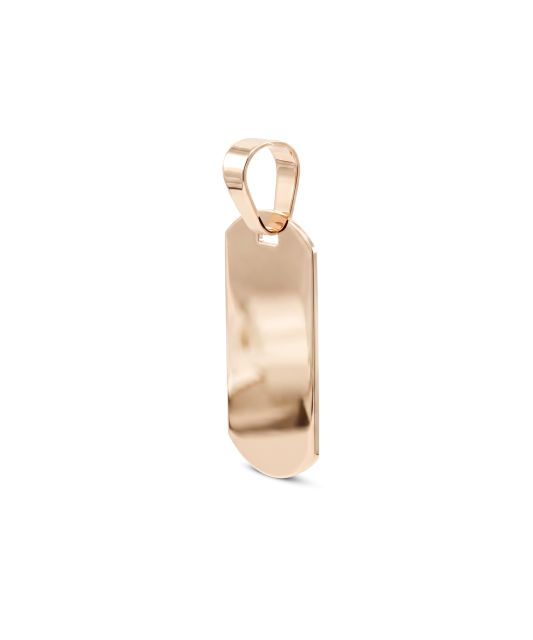 Gold pendant "plate"