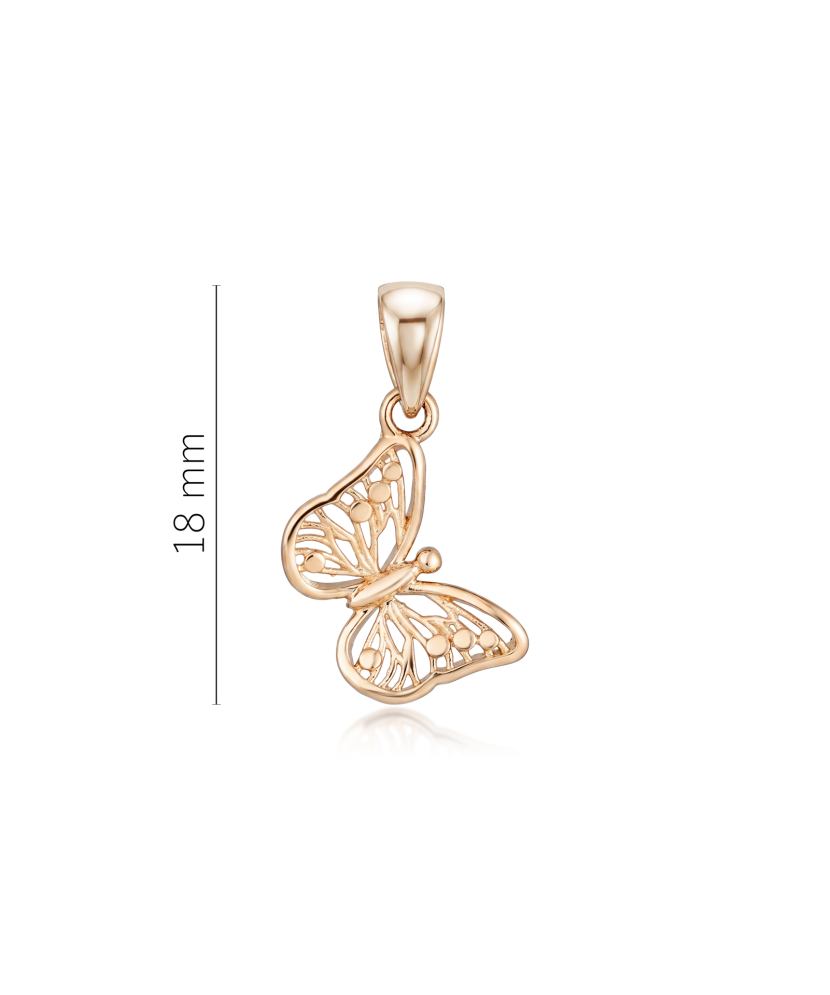 Gold pendant "butterfly"