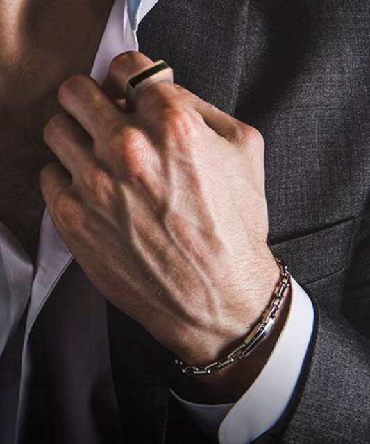 Gold plated silver ring  with onyx