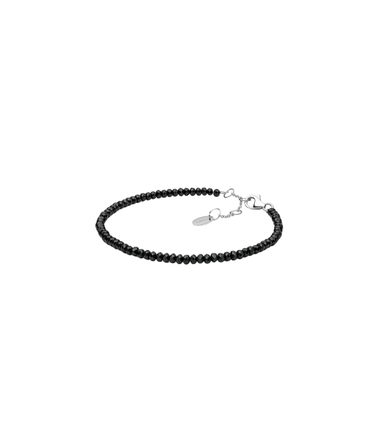 Bracelet with spinels and silver