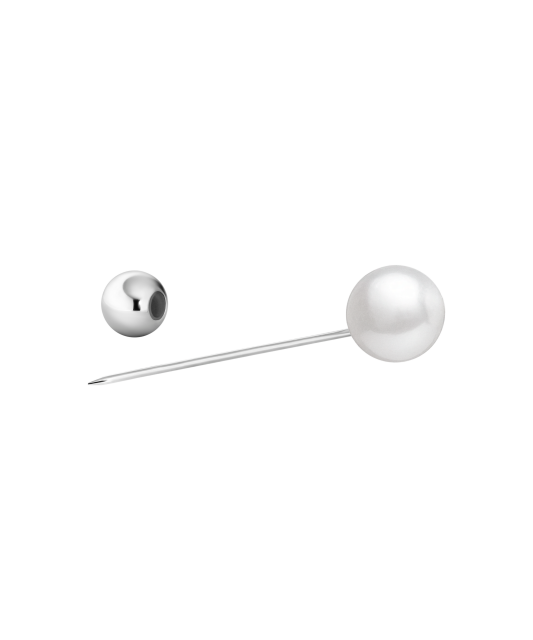 Sterling silver  brooch with pearl