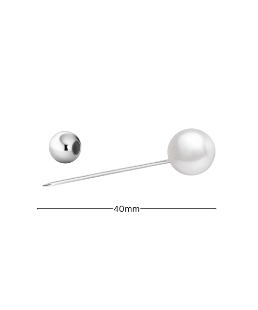 Sterling silver  brooch with pearl