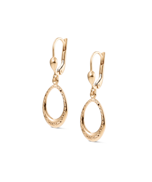Gold earrings