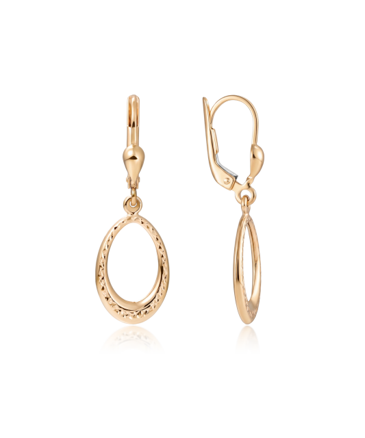 Gold earrings