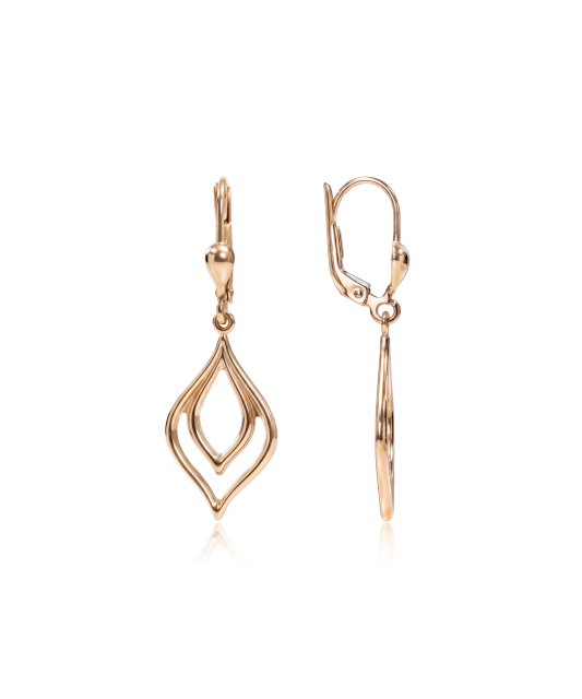 Gold earrings