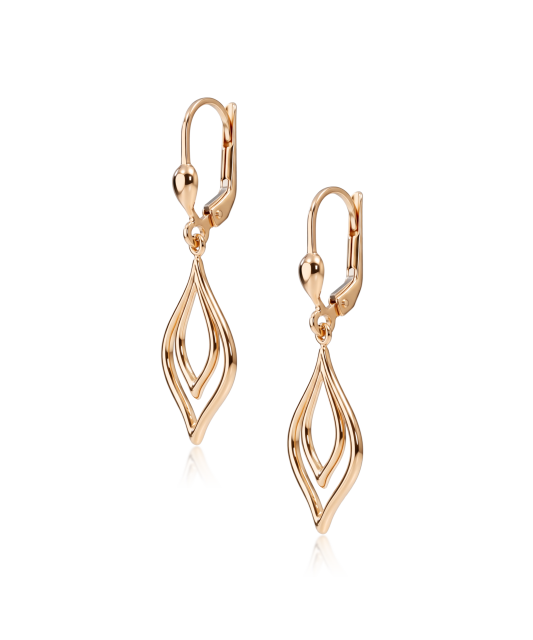 Gold earrings