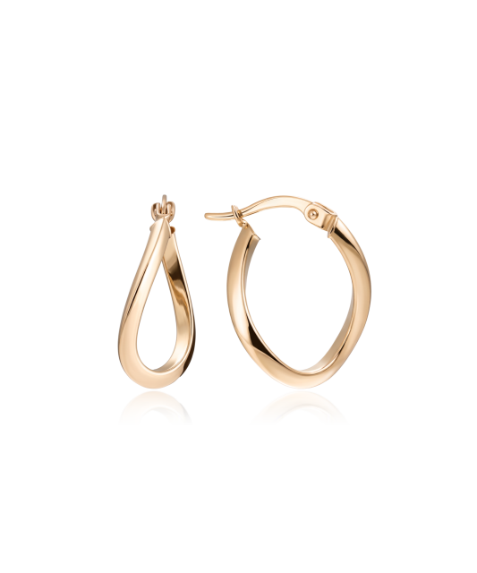 Gold earrings