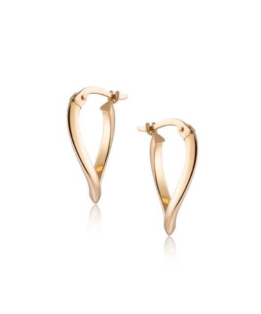 Gold earrings