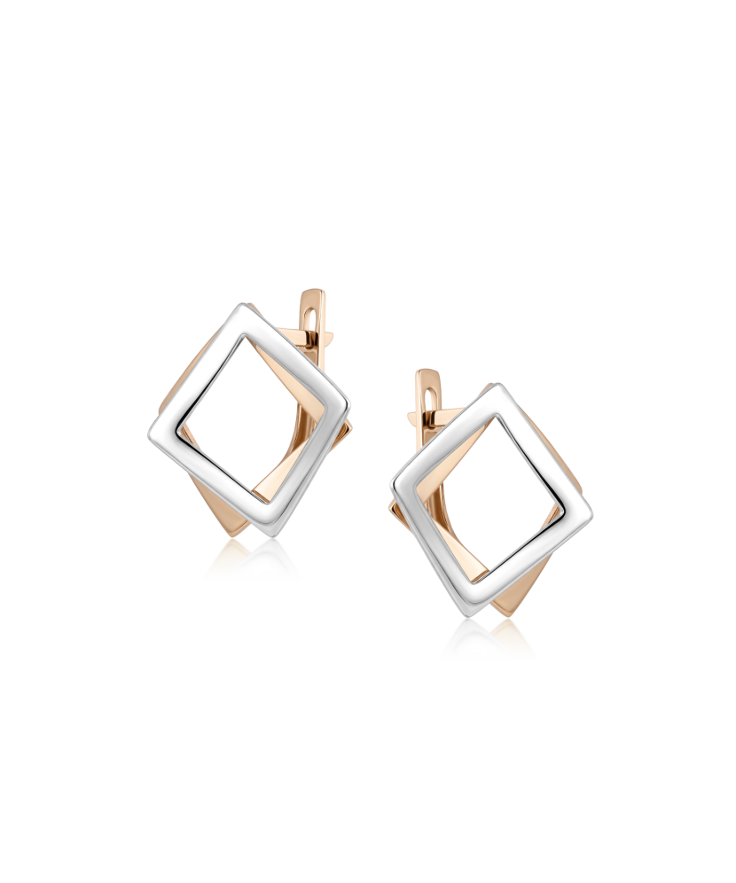 Gold earrings