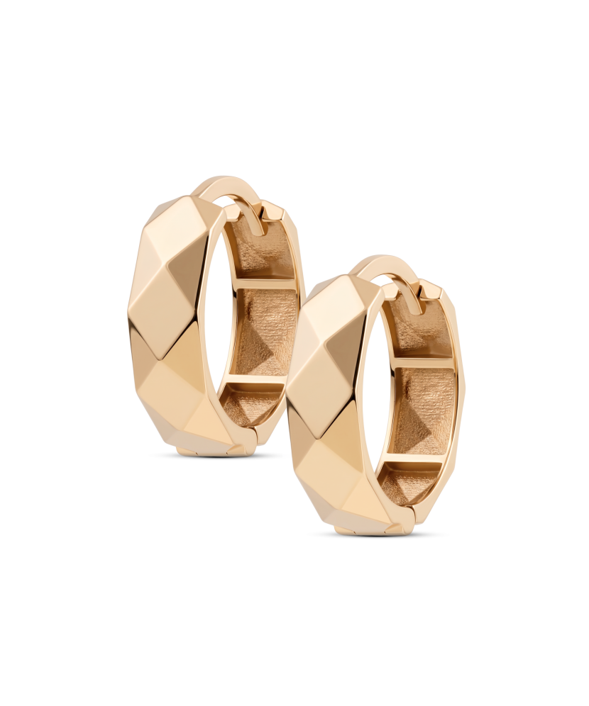 Gold earrings