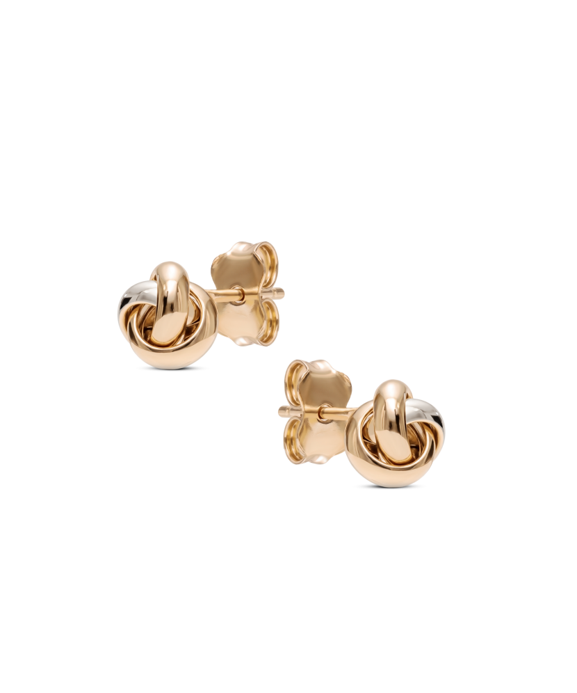 Gold earrings