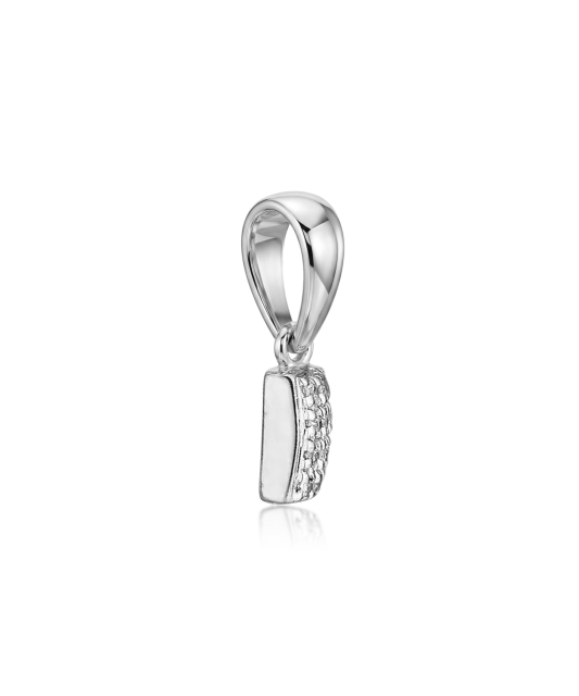 White gold pendant with diamonds