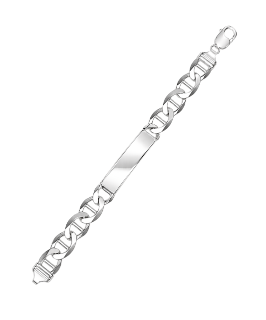 Hopeinen rannekoru