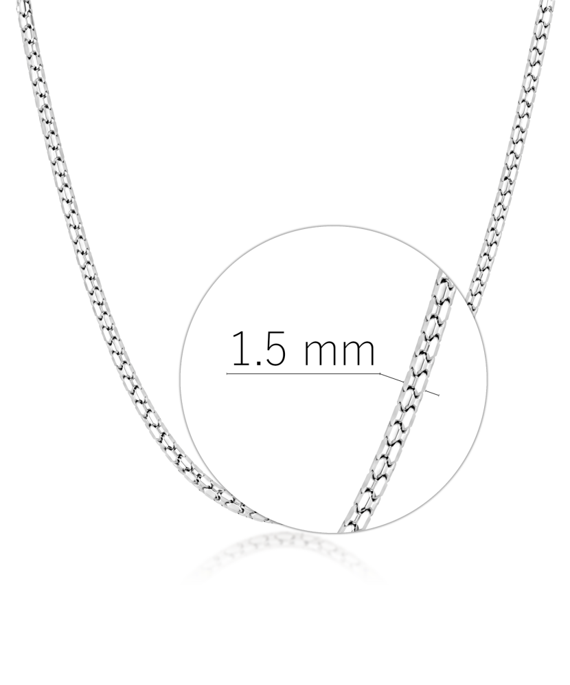 Hopeinen ketju 1.5mm