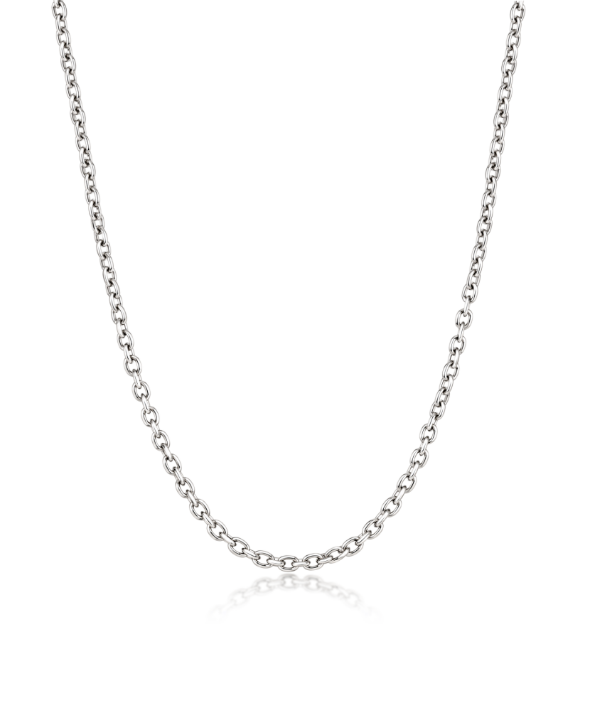 Hopeinen ketju "Anchor" 1.5mm