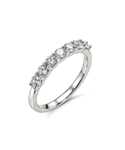 Sterling silver ring with zirconium