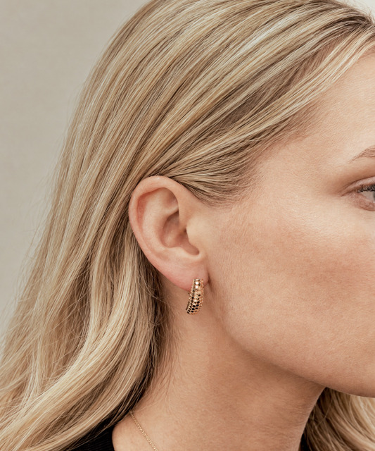 Gold earrings