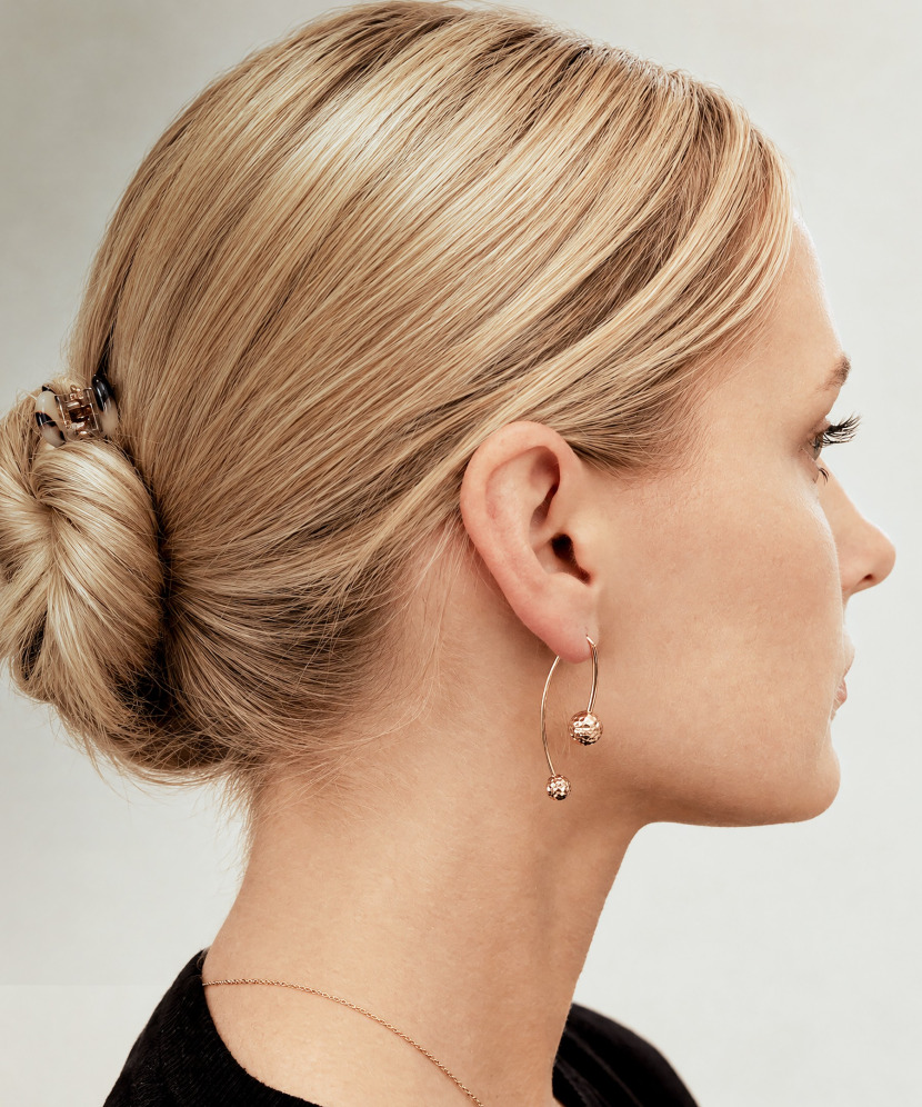 Gold earrings