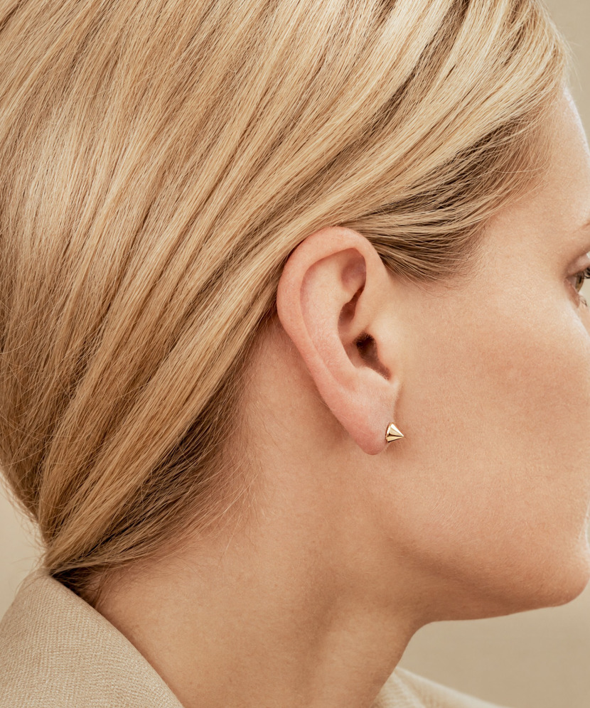 Gold earrings
