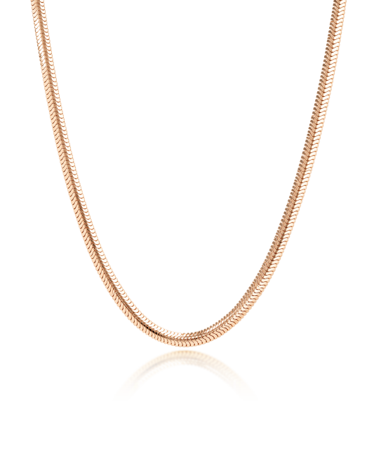 Kultainen “Snake”-kaulaketju 3,4 mm