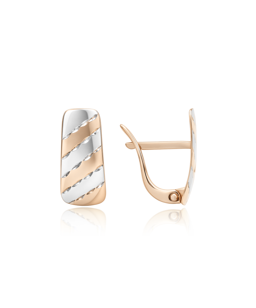 Gold earrings