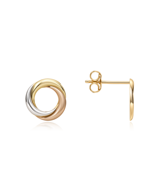 Yellow Gold earrings