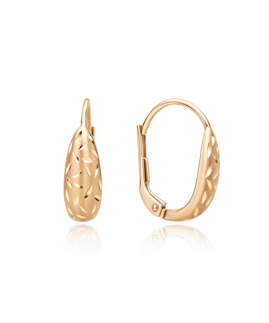 Gold earrings