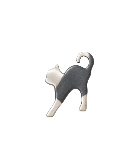 Sterling silver  brooch "cat"