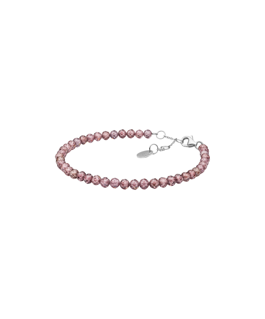 Bracelet with cubic zirconia and silver